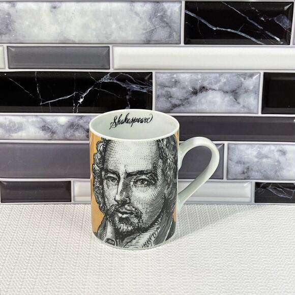 William SHAKESPEARE 12oz Ceramic Coffee Mug Multi Vandor Classic of The Arts - Picture 1 of 15
